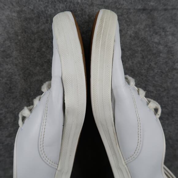 Keds Shoes Womens 9 Casual Sneakers Trainers Champion Lace Up Low White Leather - Picture 10 of 13